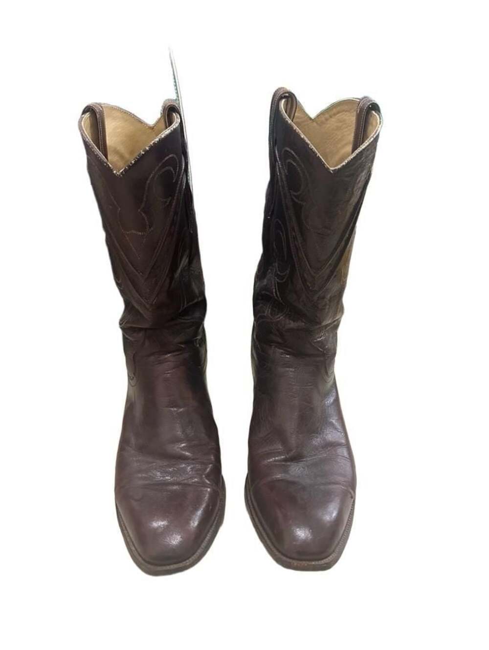 Dan Post Men's Brown Leather Western Cowboy Boots Size 11 D
